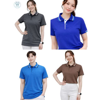 เสื้อโปโลปักโลโก้ฟรี 1 จุด| สั่งครั้งแรกขั้นต่ำ 6 ตัว |ครั้งต่อไปไม่จำกัดจำนวน ผ้า TK MIKRO/ชุดพนักงาน /uniform