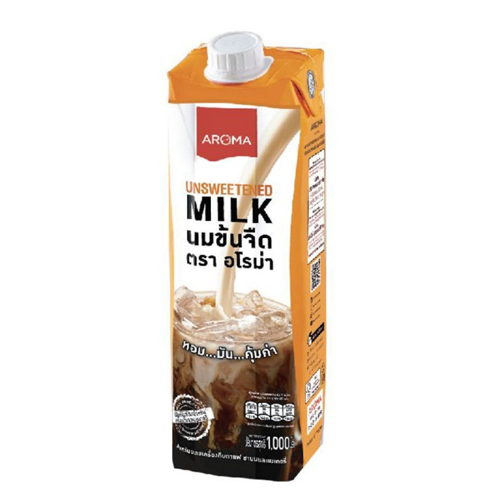 นมข้นจืด อโรม่า1,000 ml.