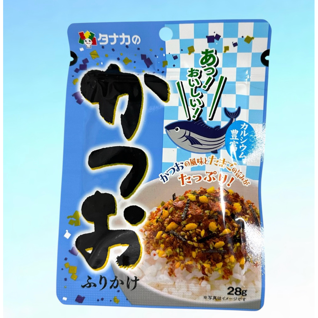 Katsuo Furikake.28g. ผงโรยข้าว รสปลาคัตสึโอ มาพร้อมไข่และสาหร่าย ให้แคลเซียม
