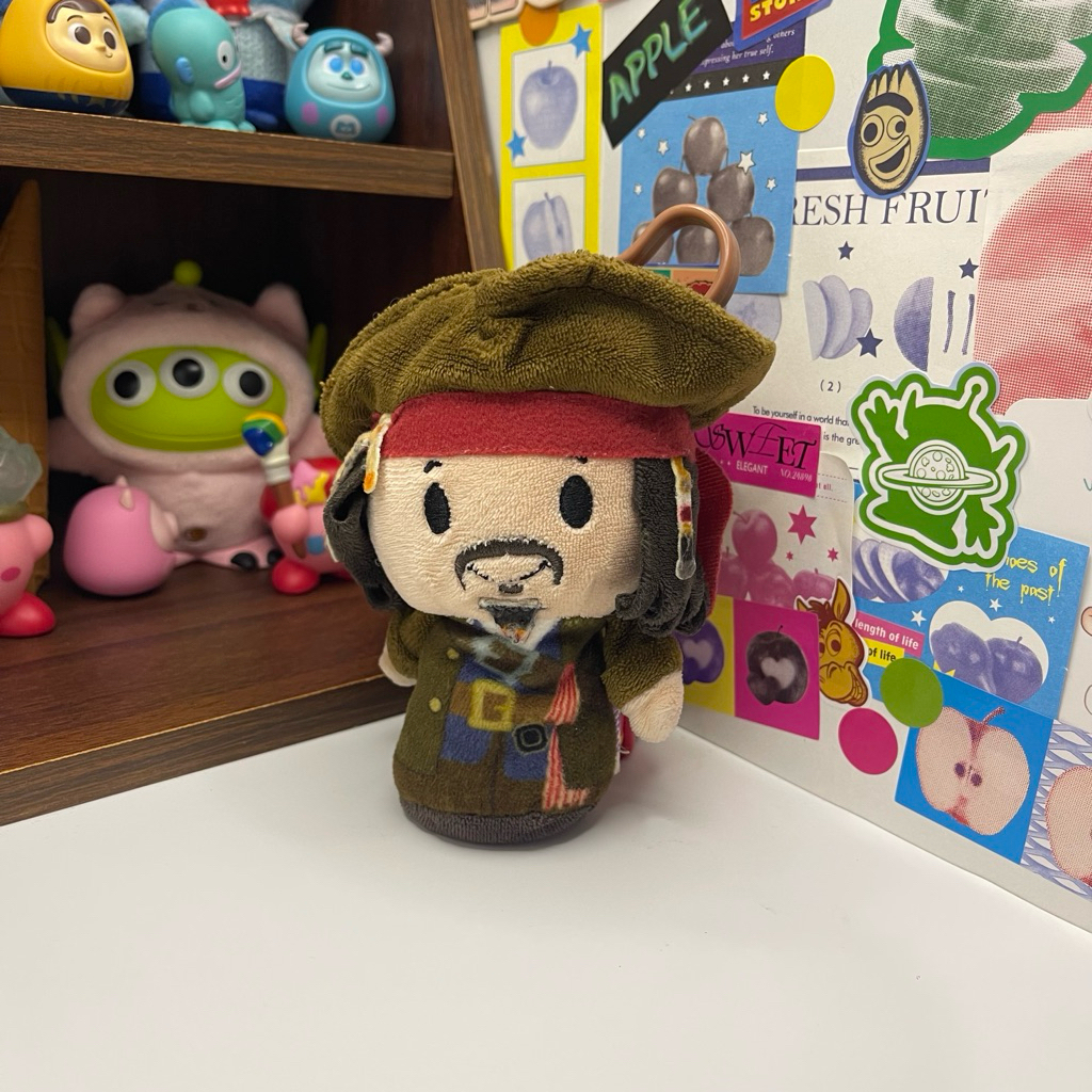 พร้อมส่ง พวงกุญแจ ตุ๊กตา Hallmark Itty Bittys  Captain Jack Sparrow from the Pirates of the Caribbea