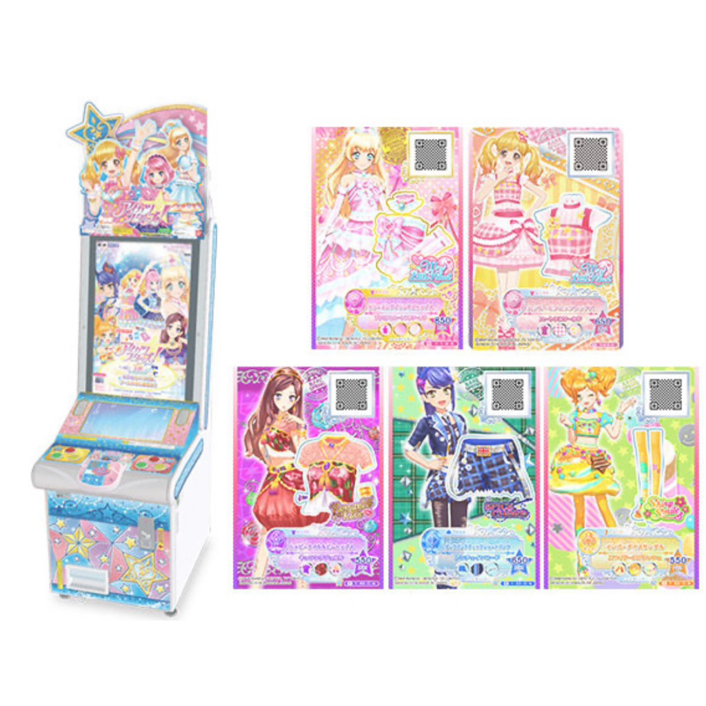 aikatsu card ไอคัทสึ การ์ด Pripara พริพาระ ตู้เกมส์ (Qrcode)