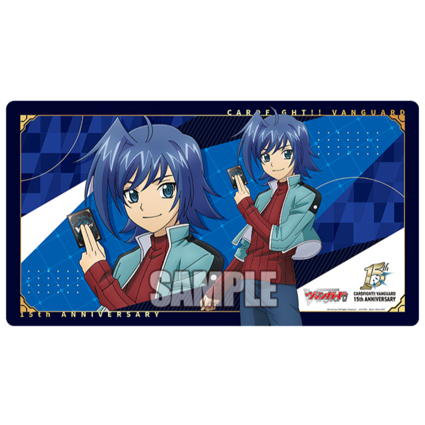 แผ่นยางรองเล่นการ์ด แผ่นรองเมาส์ Bushiroad Rubber Mat Vol.2011 Vanguard 'Aichi Sendou' 15th Annivers