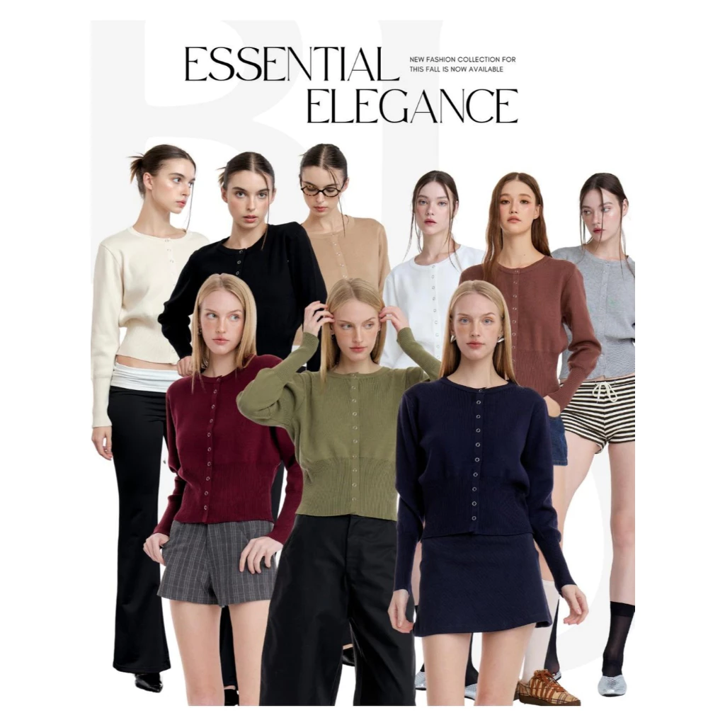 BCLS05 Essential Elegance - เสื้อคาดิแกน