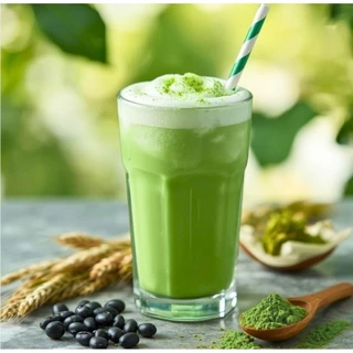 มัทฉะDecaf มัทฉะใส่ถั่วจริง ไม่มีคาเฟอีน Kuromame จาก Uji, Kyoto, Japan