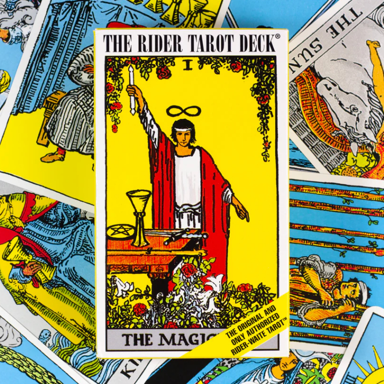 ✨พร้อมส่งแท้💯The Rider Tarot Deck®: The Authentic Rider-Waite® Tarot Deck with Instruction Booklet🔮✨ไพ่ทาโรต์