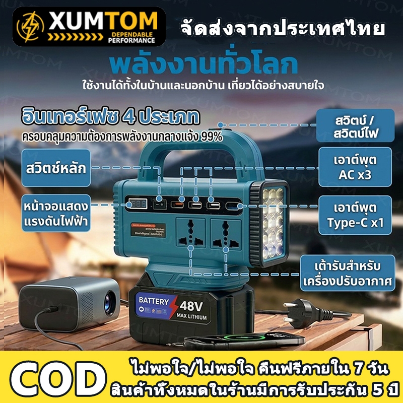 【ของแท้ 100%】MAKITA เครื่องแปลงไฟ 300W ไร้สาย Power Inverter DC 21V To 220V ปลั๊กไฟไร้สาย สําหรับ แปลงไฟ หม้อแปลงไฟ – โปรปัง