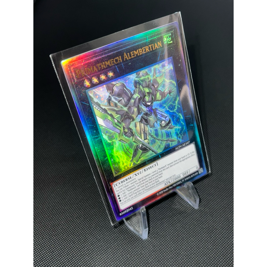 Yu Gi Oh card Prismathmech Alembertian ALIN-AE107 UMR