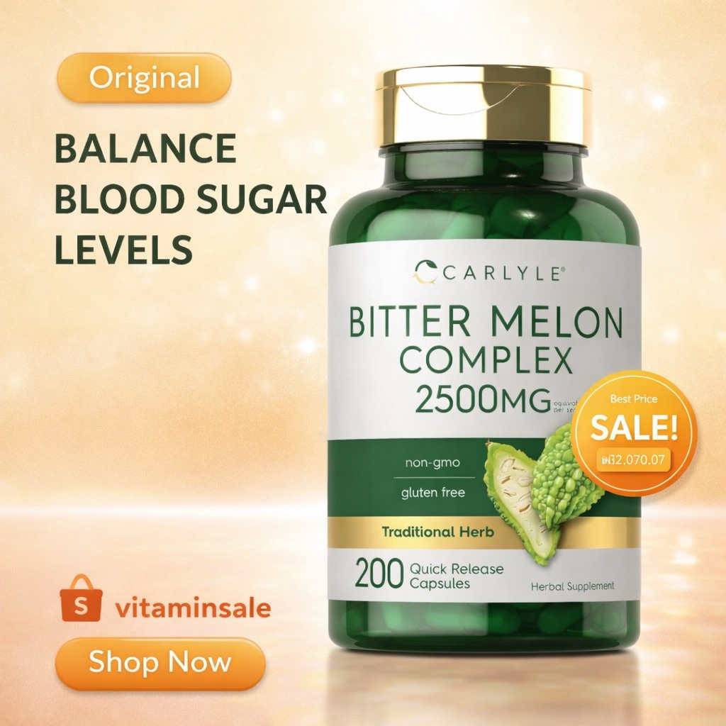 Carlyle Bitter Melon Complex 2,500 mg 200 Capsules