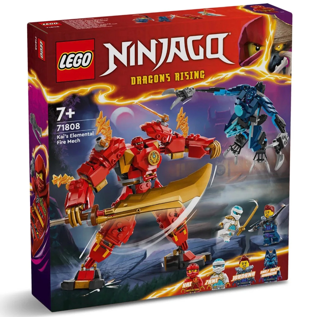 71808 : LEGO Ninjago Kai's Elemental Fire Mech (สินค้ากล่องมีตำหนิเล็กน้อย)