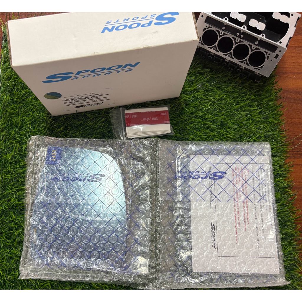 เลนส์กระจกมองข้างSPOONสำหรับรถยนต์ฮอนด้ารุ่น Jazz Fits GK3/4/5 GP5/6/7 GM4/6