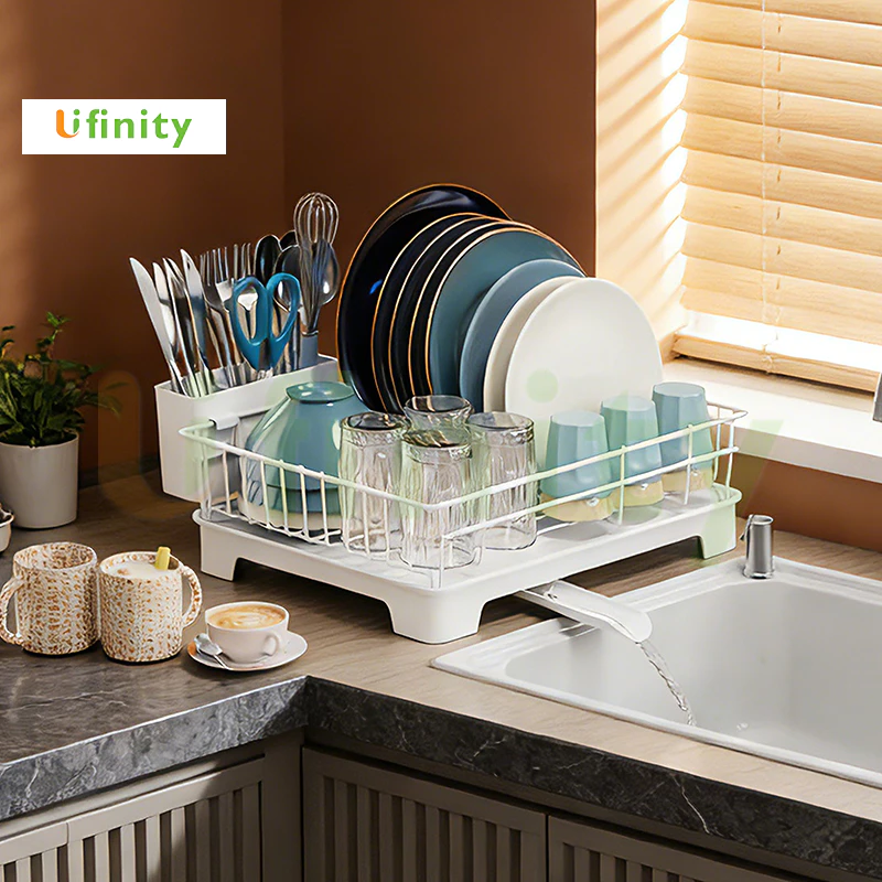 Lifinity ชั้นวางจาน 2ชั้น ชั้นวางแก้ว