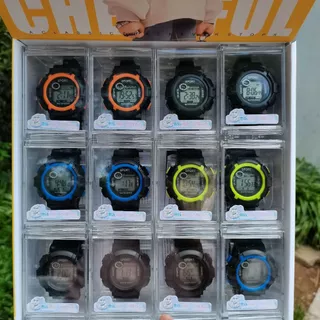 นาฬิกากันน้ำซิลิโคนอิเล็กทรอนิกส์ สีสุ่ม กล่องตาบอดเซอร์ไพรส์ น้ำหนักเบาและทนต่อการสึกหรอ การเดินทางทุกวัน