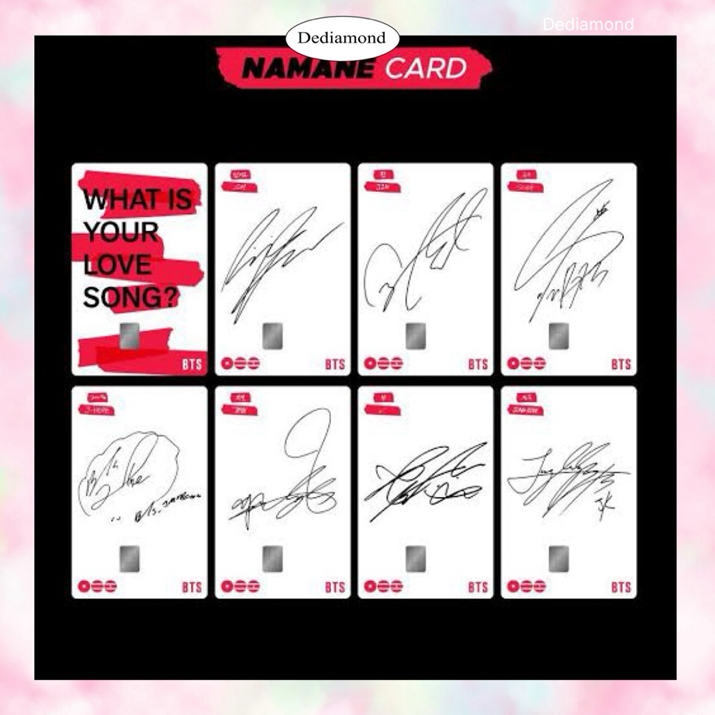 พร้อมส่ง บัตร BTS ARIRANG NAMANE CARD อารีรัง BTS บางลายพร้อมส่ง