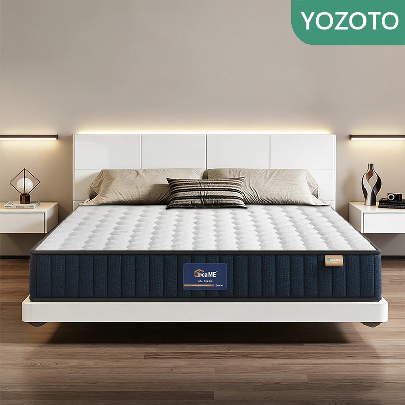 YOZOTO ยางพาราธรรมชาติแท้ ที่นอนพ็อกเก็ตสปริง นุ่มเงียบ ระบายอากาศดี หนา 8 นิ้ว รับประกัน 10 ปี แถมหมอน