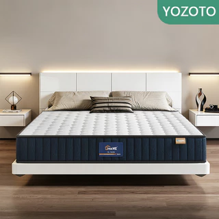 YOZOTO ยางพาราธรรมชาติแท้ ที่นอนพ็อกเก็ตสปริง นุ่มเงียบ ระบายอากาศดี หนา 8 นิ้ว รับประกัน 10 ปี แถมหมอน