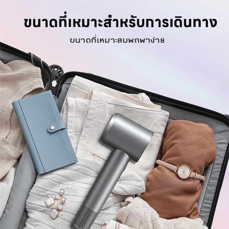 Sunny | ไดร์เป่าผม เครื่องเป่าผมไฟฟ้า ปรับได้ทั้งอุณหภูมิและความเร็วลม ลมแรง แห้งเร็ว ไม่ทำลายเส้นผม เครื่องเป่าผม รูปที่ 3