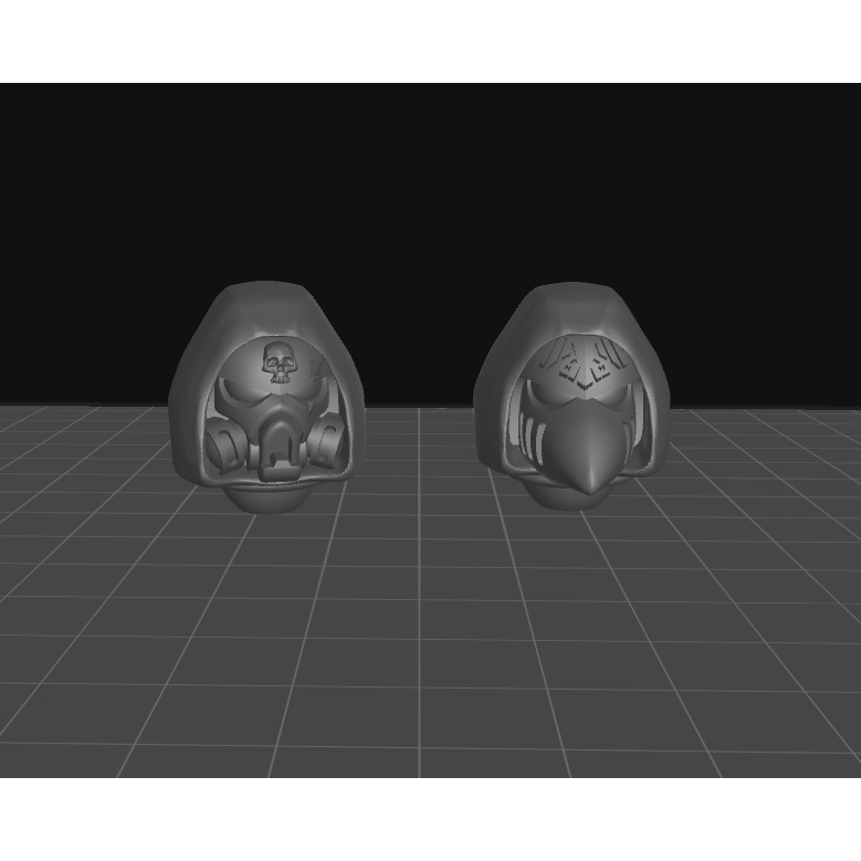Custom Hooded Gear Helmets SET A