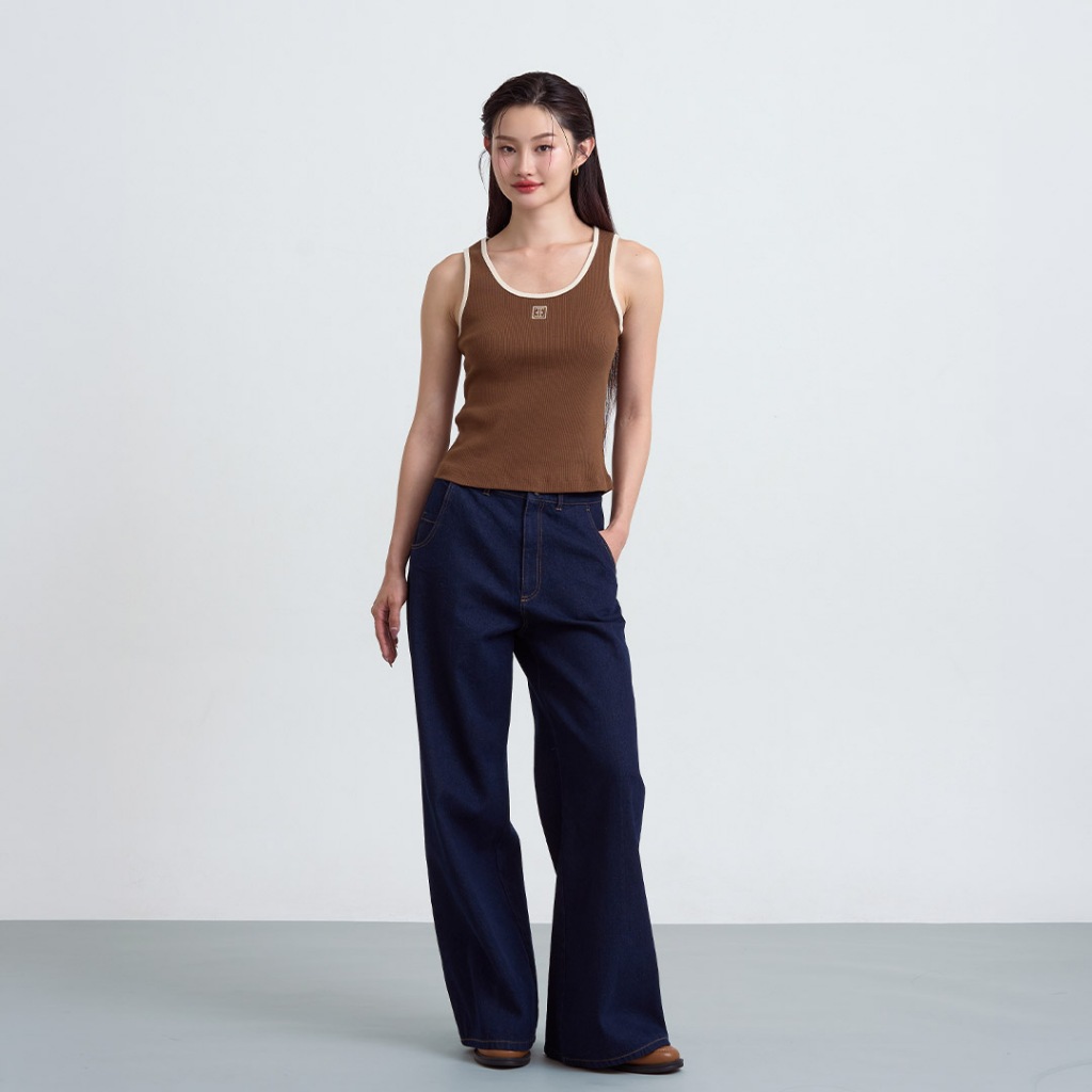 ELLE เสื้อกล้ามคอยูทรง Slim  ผ้า COTTON RIB รุ่น WWKS007 – โปรปัง