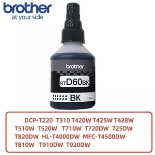 หมึกแท้/ราคาถูก/ของแท้ Brother BT-D60(BK) /BT6000BK/BT-5000C ชุด 4 สี BK, C, M, Y(สามารถออกใบเสร็จรับเงินได้）