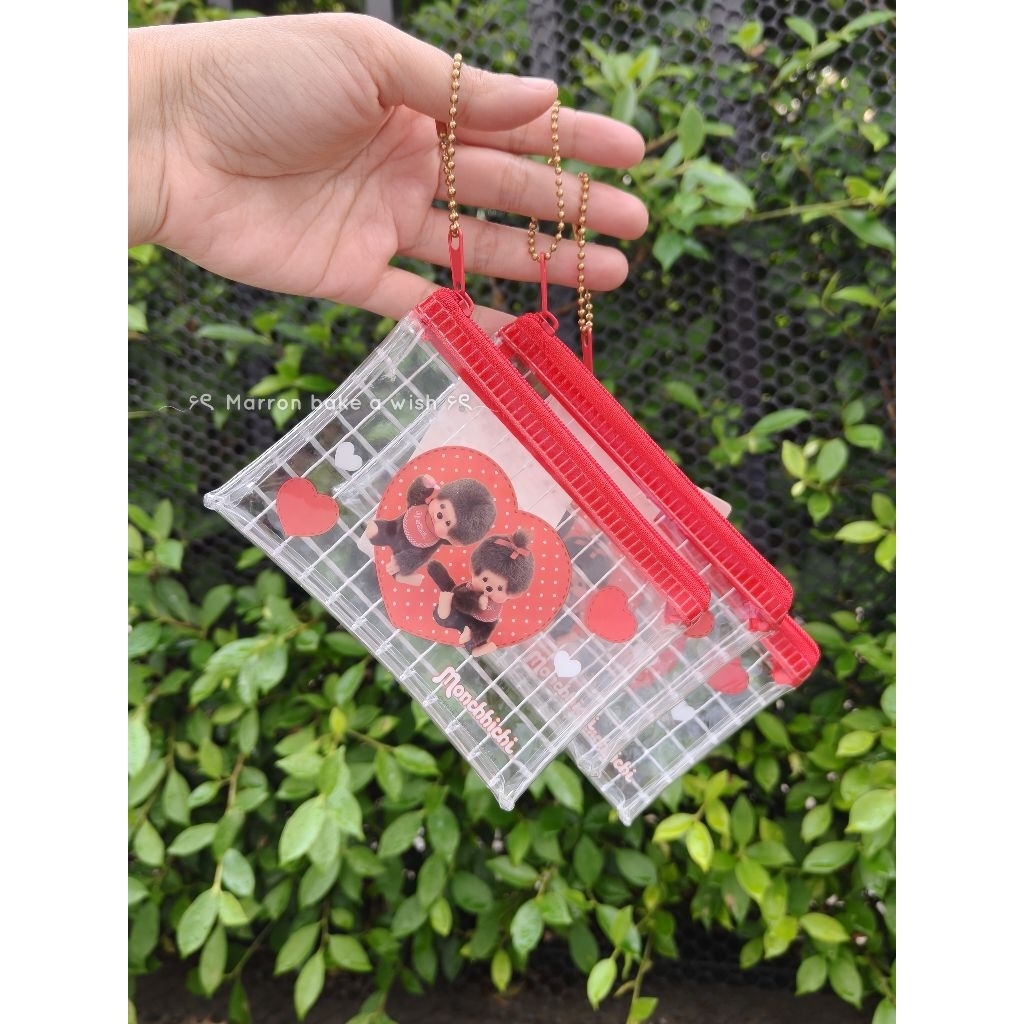 กระเป๋าเหรียญ ม่อนชิชิ โมฟุซัง Monchhichi Mofusand purse ของแท้ 💯%