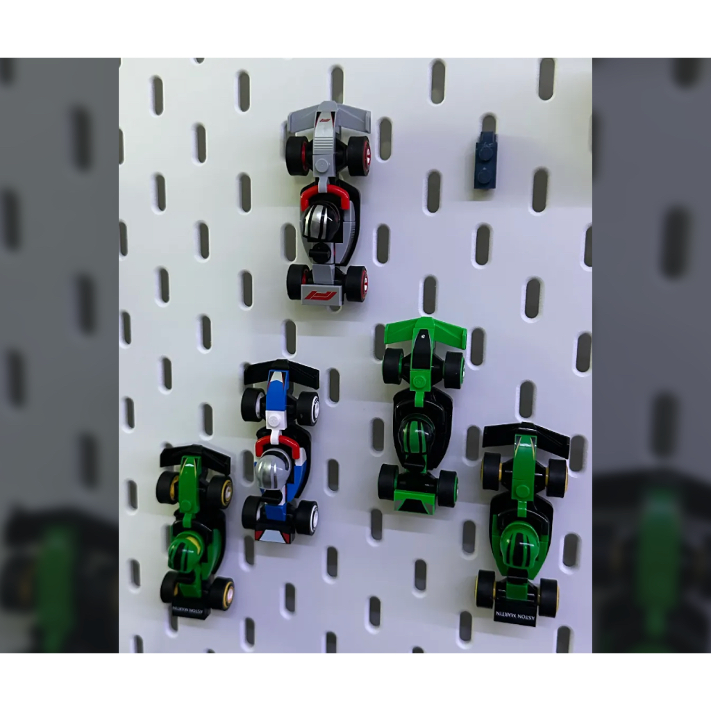🧱 LEGO F1 Mini Skadis Hook ที่แขวนบอร์ด IKEA SKÅDIS (3D Print)