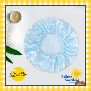 The Sunshine Vibe หมวกคลุมผมอาบน้ำ 2 ชั้น รุ่น Timeless ใบใหญ่ ผิวลื่นมัน บุ EVA ด้านใน Double Layer Shower Cap
