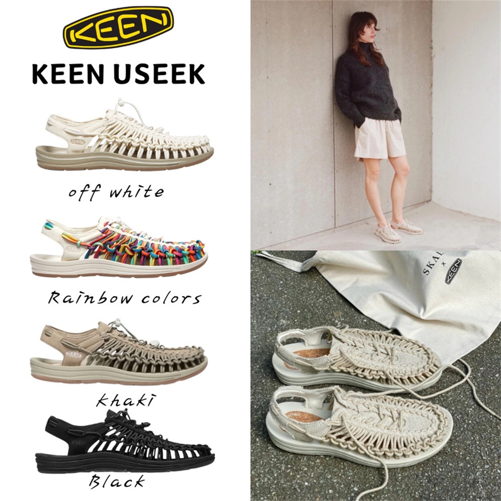 🔥ของแท้ KEEN UNEEK CANVAS (NATURAL/BIRCH) & ORIGINAL TIE DYE / x SKALL รองเท้าคีนแท้ รุ่นฮิต ชายหญิง