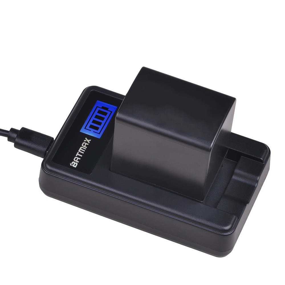 One battery+charge BP820เปลี่ยนแบตเตอรี่ LCD USB Charger สำหรับ Canon VIXIA HF G30, G40, XA20และแบตเ