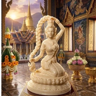 ​พระแม่ธรณีถือเป็นตัวแทนของความอดทนและความเมตตาหากคุณทำบุญแล้วกรวดน้ำลงดินนั่นคือการฝากบุญไว้กับท่านเพื่อให้ท่านช่วยเก็บ