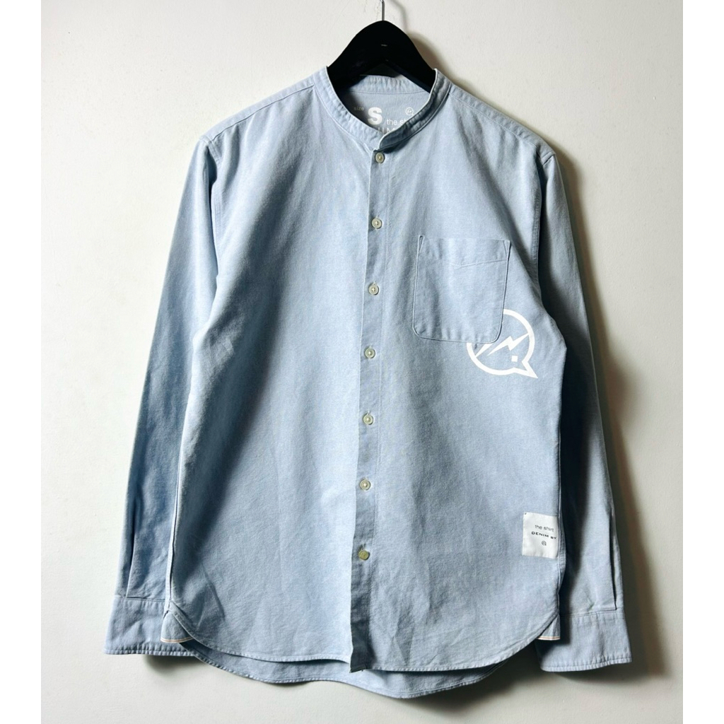 selvedge denim collarlessshirt frag..
