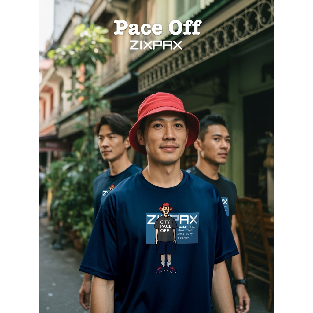 PACE OFF T-SHIRTS ชุดใส่สบายๆในวันสุดชิลของคุณ  : ZIXPAX ราคา ถูกที่สุด ดีลบีเคเค แกลเลอรีภาพที่ 3