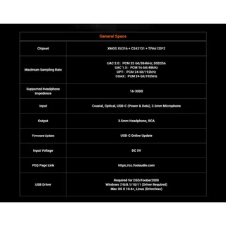 [ประกันศูนย์ไทย] Fosi Audio C3 DAC/Amp Sound Card 7.1 ขุมพลัง AI ตัดเสียงรบกวนไมค์ ไม่บิดเบือนเสียง