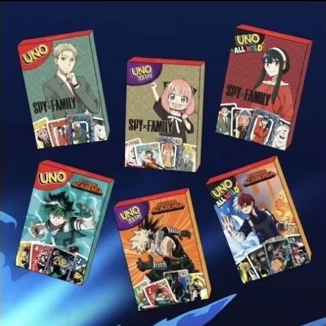 พร้อมส่ง ไพ่ UNO X ANIME SPY X FAMILY Mcdonald's แมคโดนัลด์ การ์ดเกม แฮปปี้มีล Happy Meal