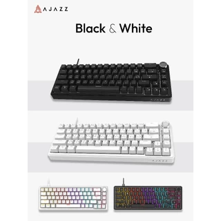 คีย์บอร์ดเกมมิ่ง Ajazz AK690 69Key Gasket Wired Hotswap Meilade Switch Mechanical Keyboard รับประกัน 1 ปี