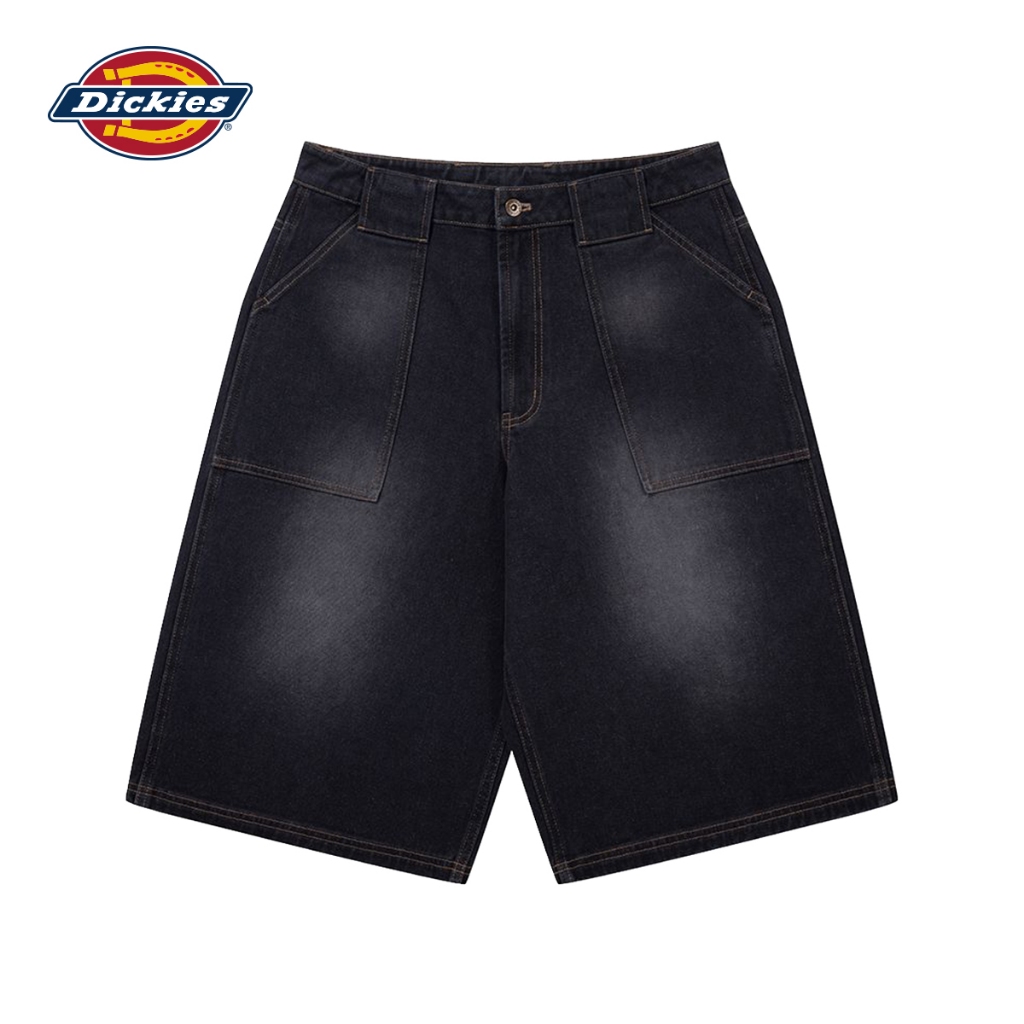 DICKIES MEN'S SHORTS - BLACK DENIM กางเกงขาสั้น ผู้ชาย