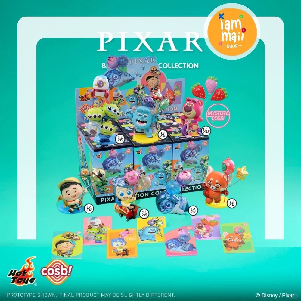 [ยกกล่อง] Pixar Balloon Cosbi Collection Figure 2026 กล่องสุ่ม พร้อมส่ง
