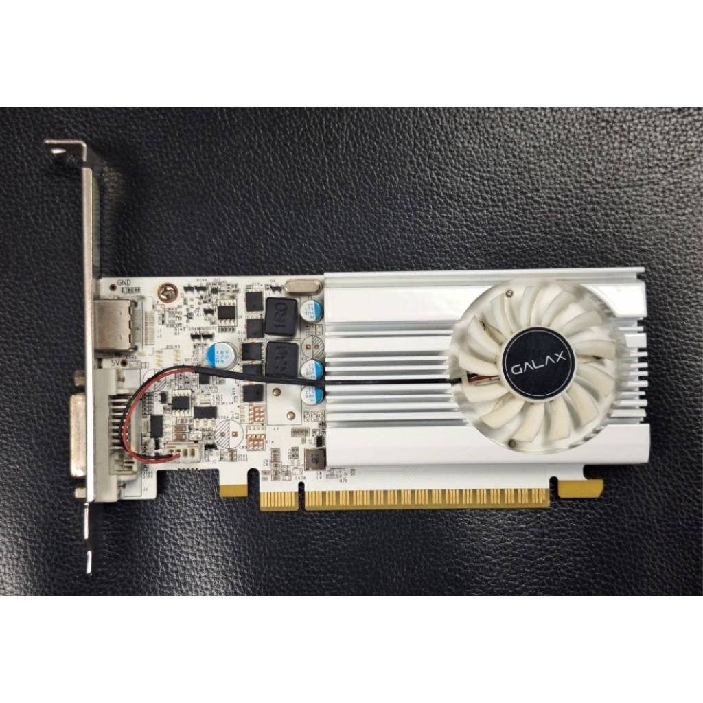 การ์ดจอมือ✌️GALAX GT 1030 EXOC (WHITE) 2GD5 64-BIT