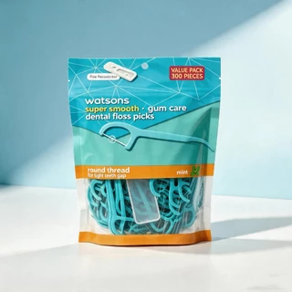 ส่งฟรี 🧋ไหมขัดฟัน watsons แพค 300 ด้าม ไหมขัดฟัน