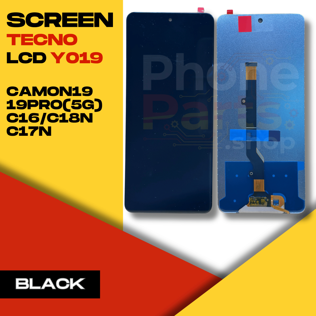 หน้าจอ LCD Tecno Camon19/19Pro(5G)/C16/C18N/C17N (BLACK)