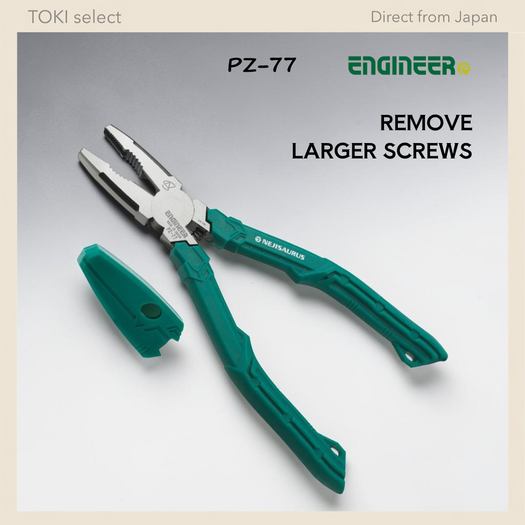 ENGINEER PZ-77 Screw Removal Pliers Large Stripped Screw Remover Tool Japan