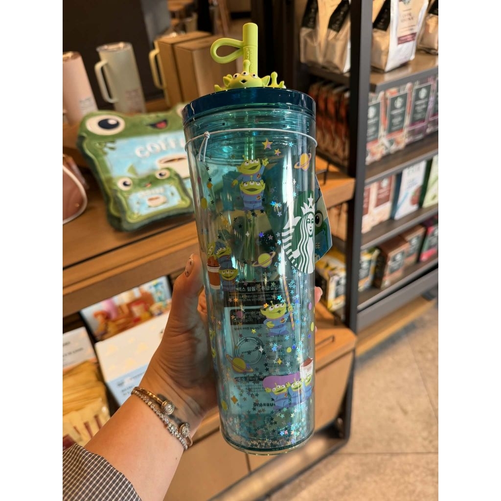 แก้วcoldcupToystoryxstarbucksสวยมากแรร์ไอเทมนำเข้าจากสตาบัคเกาหลี