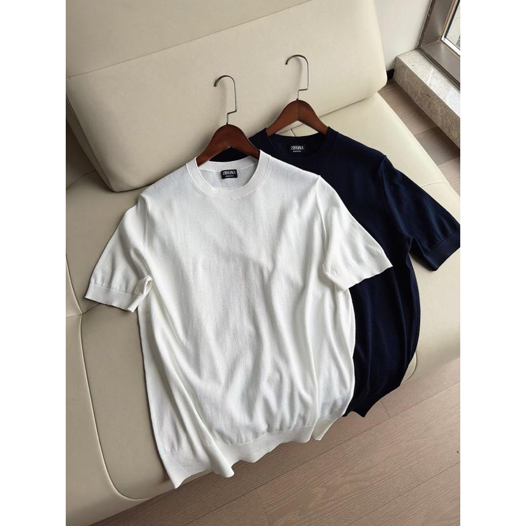 เสื้อคอกลม Z PREMIUM COTTON T-SHIRT ผ้าบางใส่ได้ตลอด มี 2 สี สินค้าใหม่ ของแท้