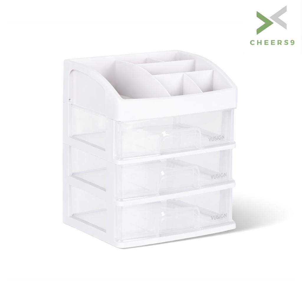 Cheers9 ชั้นวางเครื่องสำอาง กล่องใส่เครื่องสำอาง storage box มีหลายชั้นหลายขนาดให้เลือก