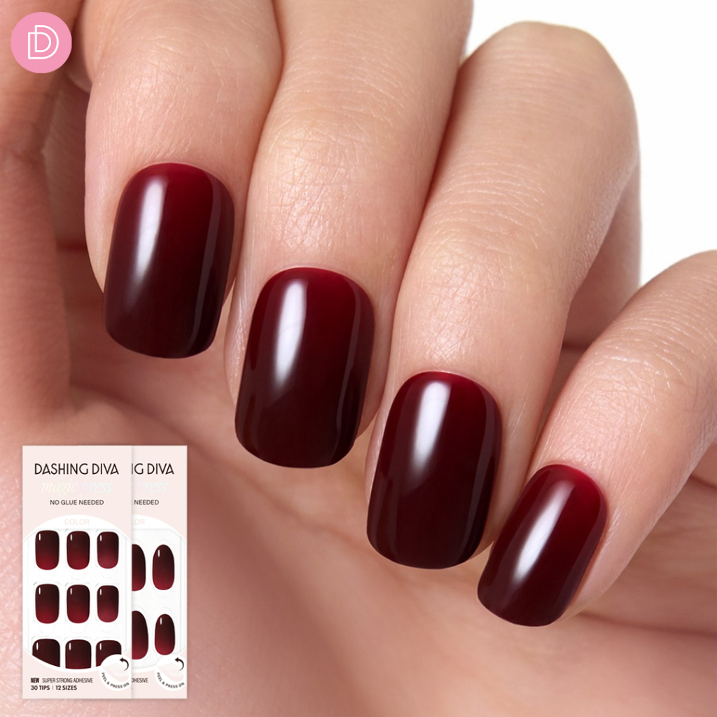 Dashing Diva เล็บปลอม เล็บสีล้วน Collection falling 2025