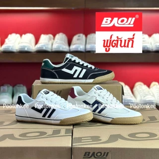 Baoji BRM 1020 รองเท้าผ้าใบบาโอจิ รองเท้าผ้าใบผู้ชาย ผูกเชือก ไซส์ 41-45 ของแท้ พร้อมส่ง