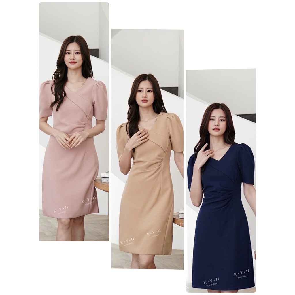 K•Y•N Dress ทำงาน ออกงาน คัตติ้งเนี้ยบ💯TAG K•Y•N#005