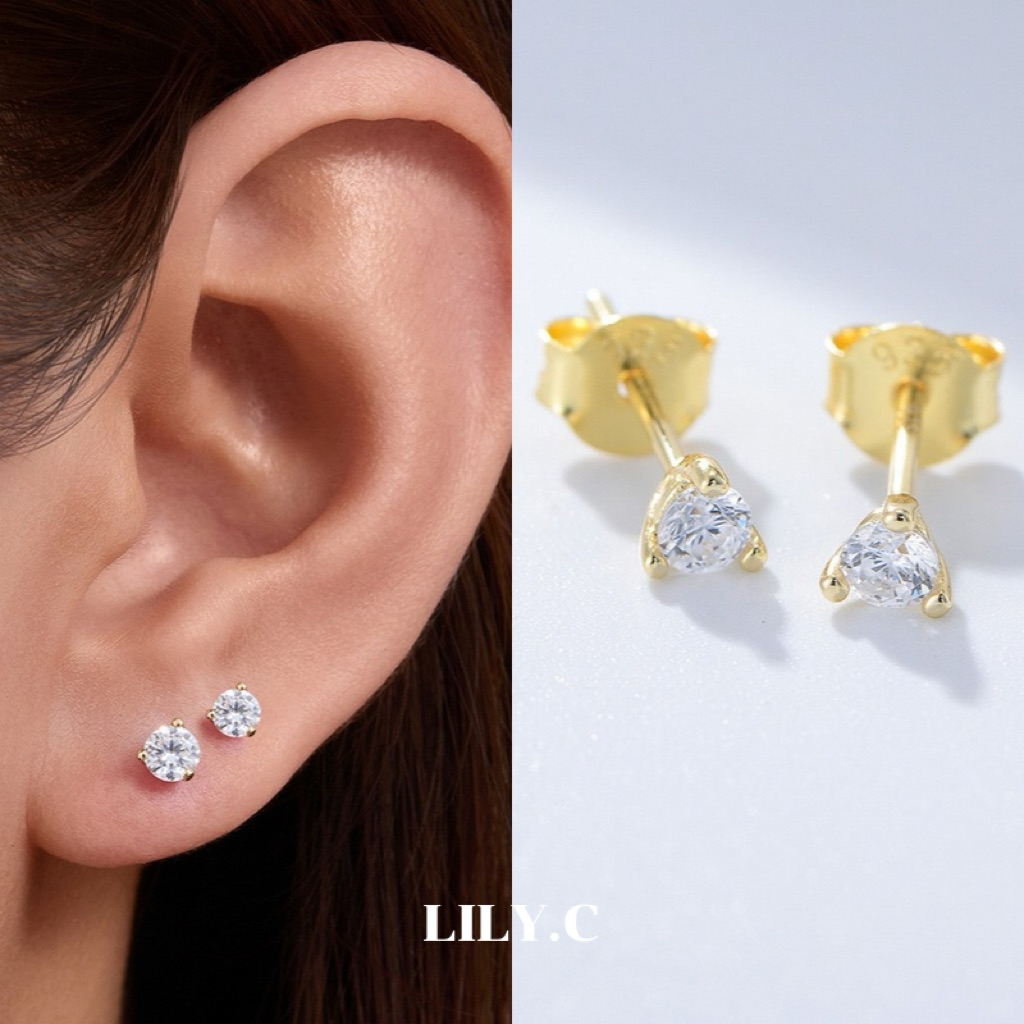 ต่างหูเงินแท้ CZ LILY.C สวยปลอดภัยสำหรับคนแพ้ง่าย พร้อมใบรับรองคุณภาพ