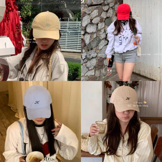 (พร้อมส่ง🛻)หมวกปักอักษร ตัว M Minimal Cap 🌼✨🧢 ปรับระดับได้ มีให้เลือกหลายสี