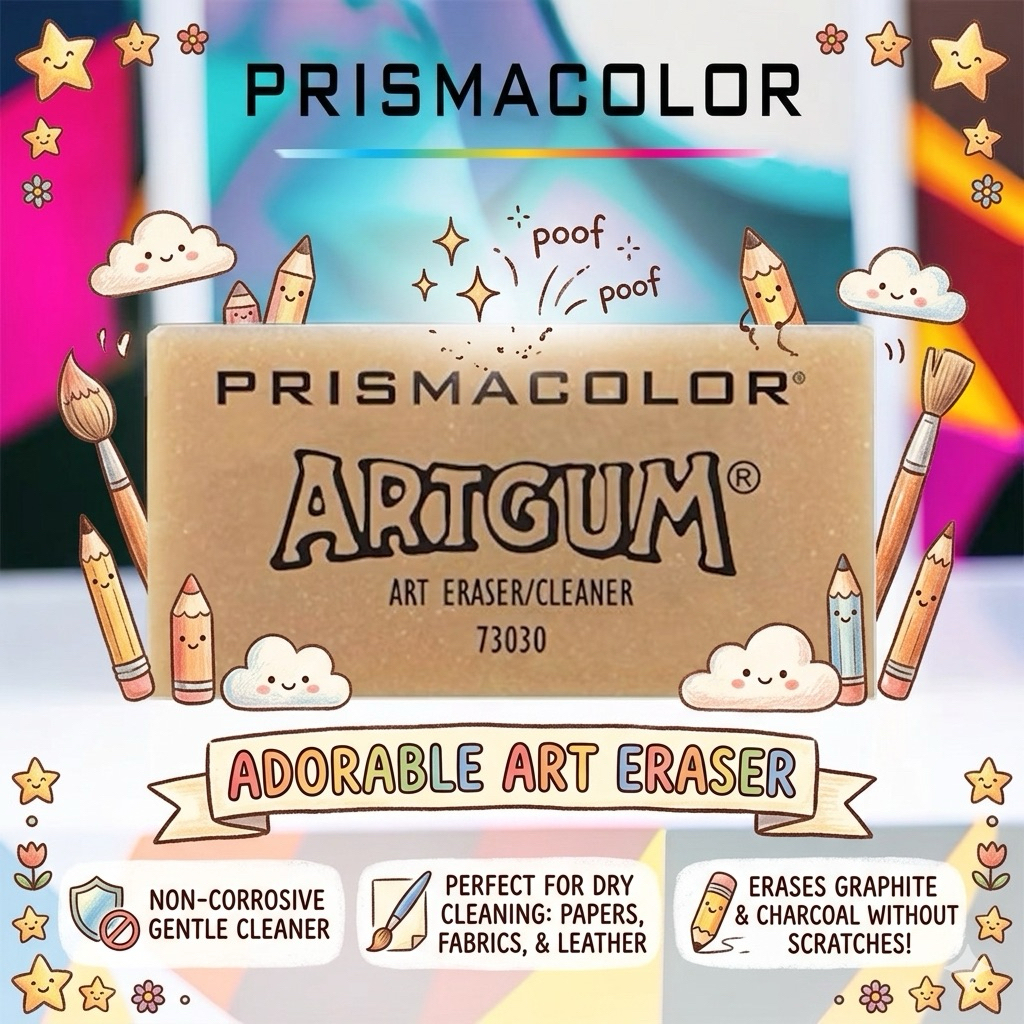 ยางลบ Prismacolor Artgum Eraser | ลบสะอาด ไม่กัดกระดาษ อเนกประสงค์