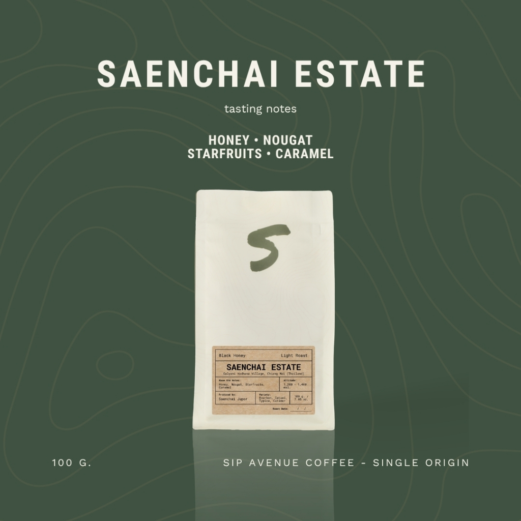 Sip Avenue Coffee - Single Origin | Saenchai Estate | Galyani Vadhana Village | Black Honey
